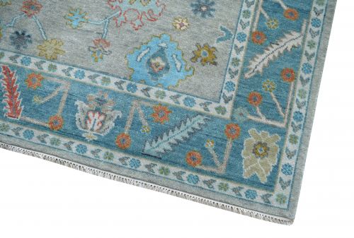 Hand Knotted Oushak Rug 8' X 10'
